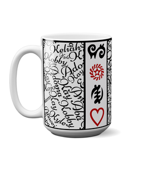 Personalized Mug, Adinkra